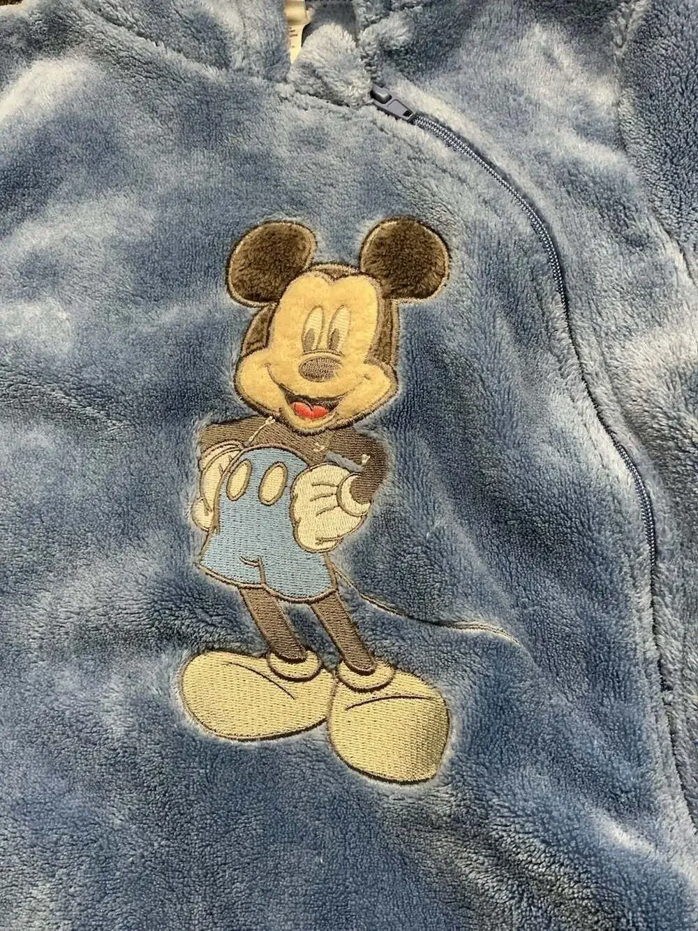 Disney Baby Mickey Mouse Plush Hooded Footed Bunting Snowsuit